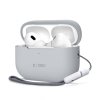 Etui silikonowe TECH-PROTECT SILICONE APPLE AIRPODS PRO 1 / 2 CRAYON GREY
